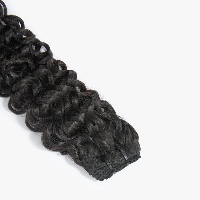 Raw Vietnam Hair Bundles Burmese Curly #1B Natural Black