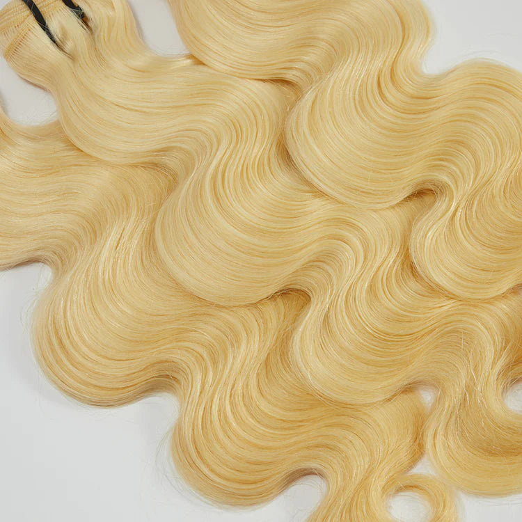 12A Raw Hair #613 Lightest Blonde Body Wavy