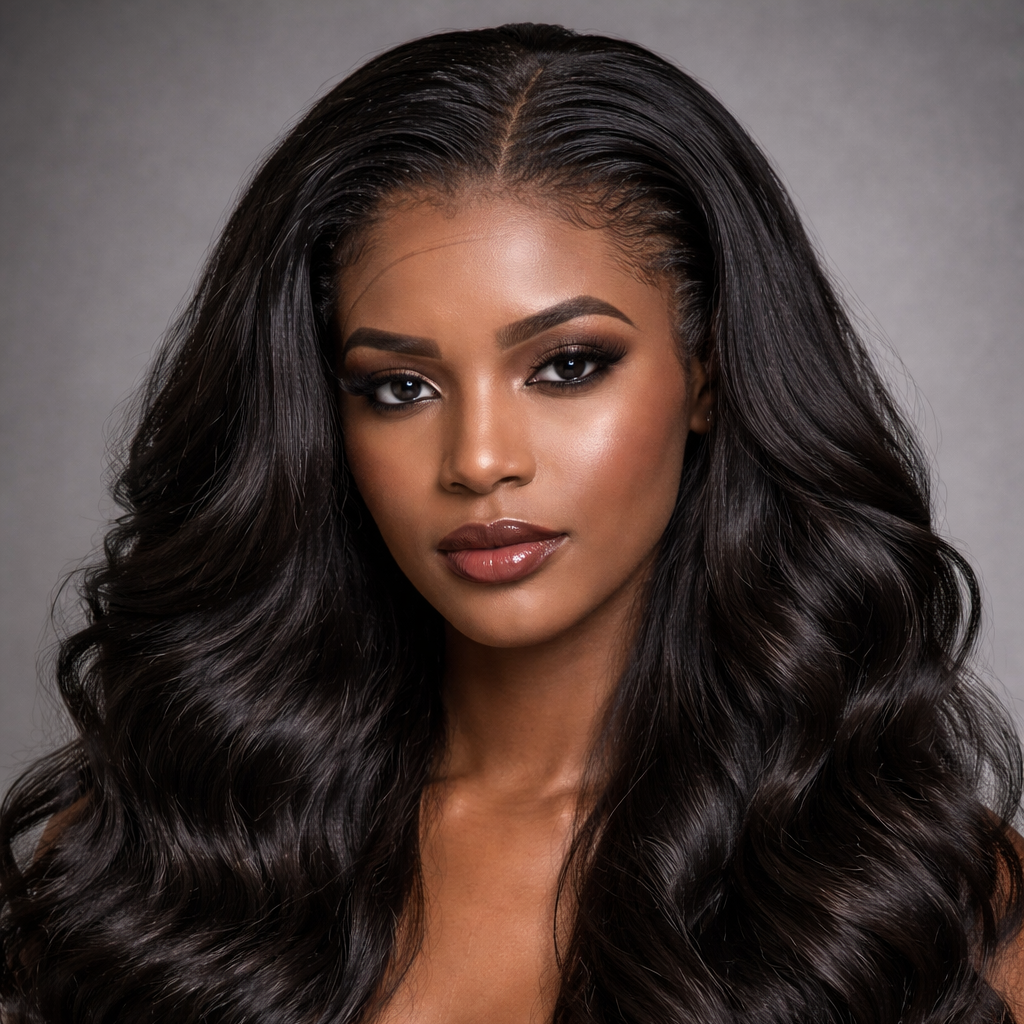 Home / HD Lace Wigs / 200% Density HD 13 × 6 Body Parting Max Full Frontal Lace Wig Body wave