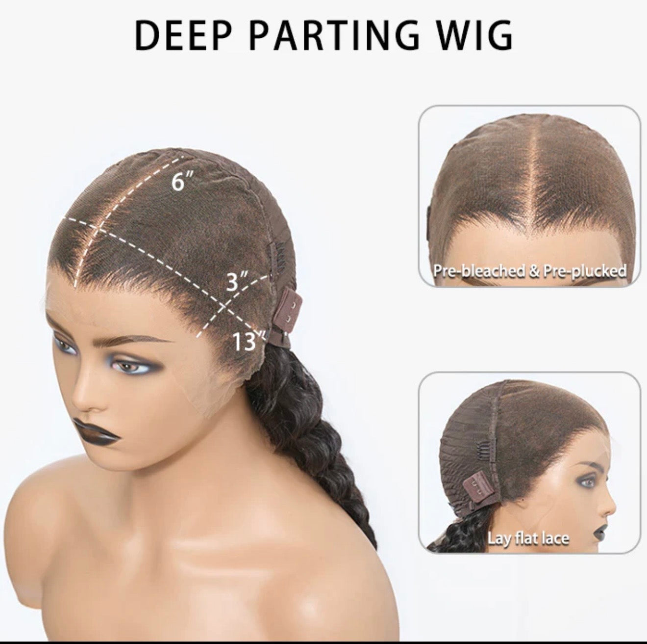 Home / HD Lace Wigs / 200% Density HD 13 × 6 Body Parting Max Full Frontal Lace Wig Body wave