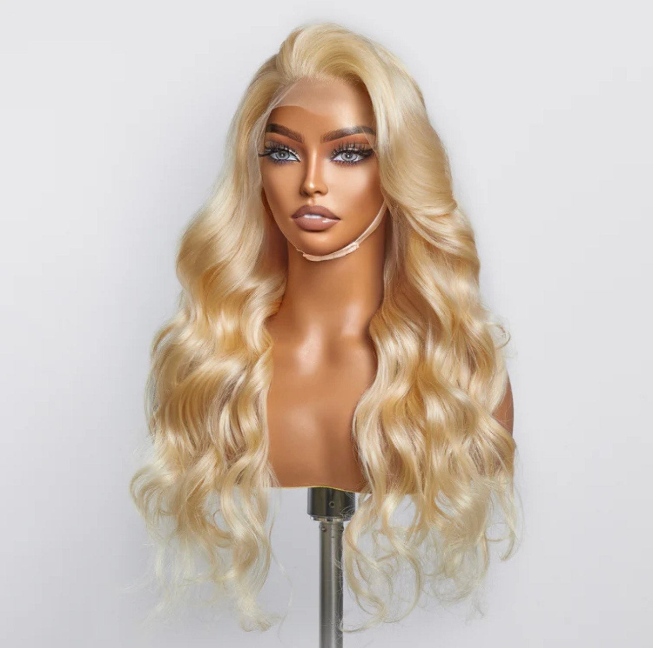 Lace Wigs / 18-28 Inch Pre-Plucked 13"X4" #613 Body Wavy Lace Frontal Wigs 150% Density-100% Human Hair