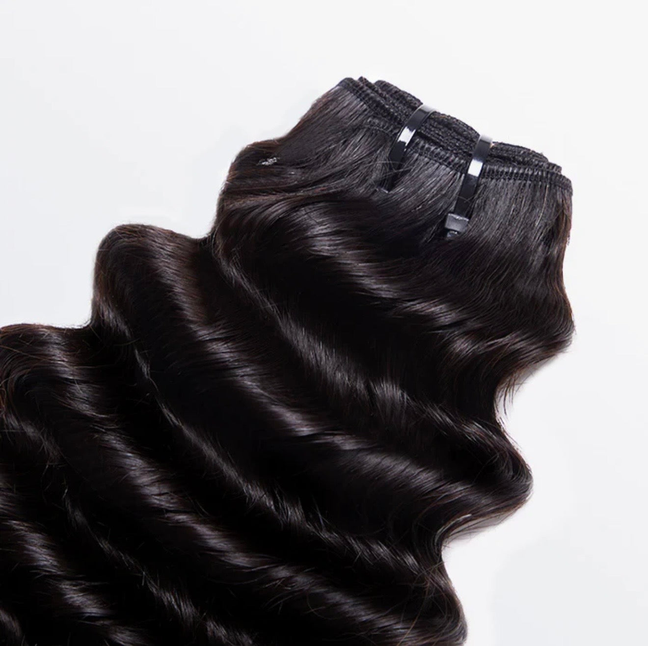 Raw Vietnam Hair Bundles Deep Wavy #1B Natural Black