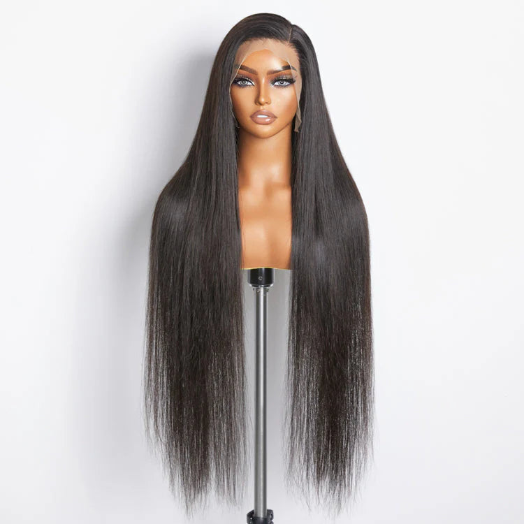 24-30 Inches Ginger 13"x4" Lace Front Body Wavy Wig Pre-Plucked Free Part 150% Density-100% Human Hair
