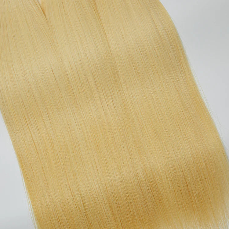 12A Raw Hair #613 Lightest Blonde Straight