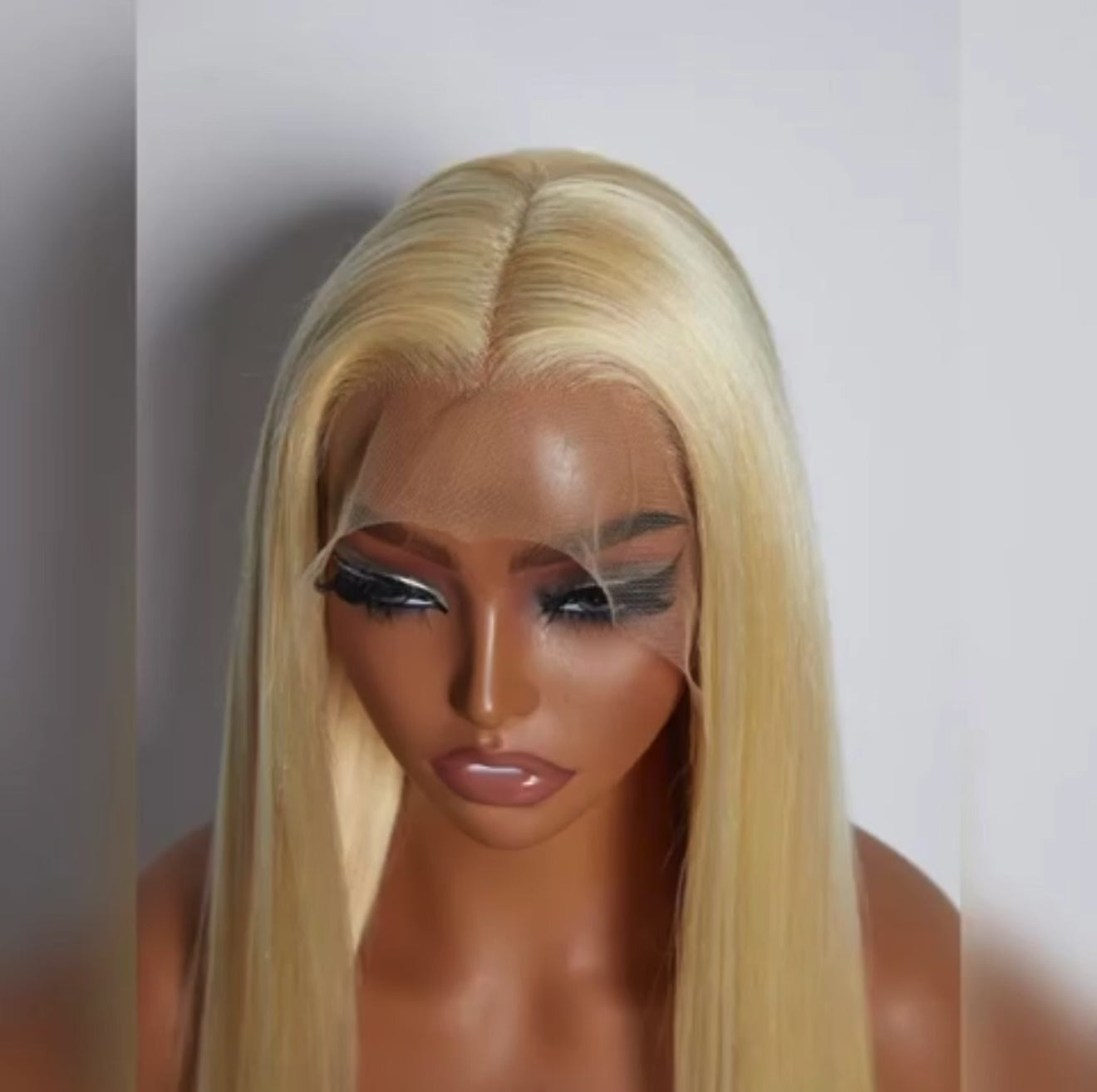 Lace Wigs / 16-30 Inch Pre-Plucked 13"X4" #613 Straight Lace Frontal Wig 200% Density